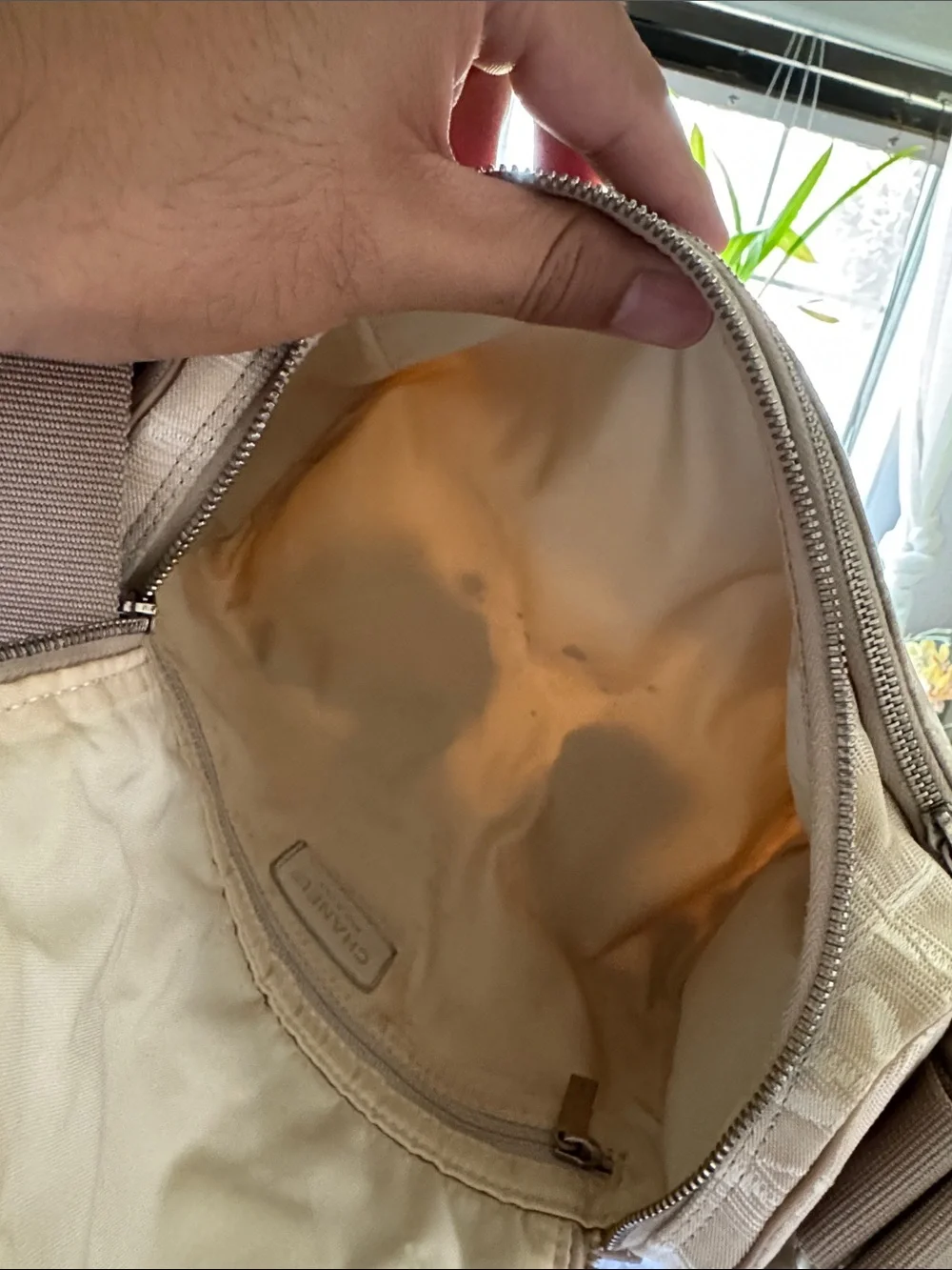 Vintage Chanel new travel line nylon